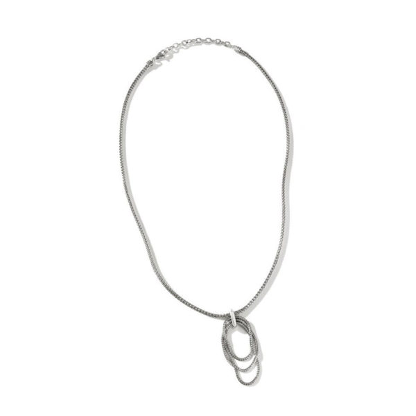 John Hardy Classic Chain Silver Pendant Necklace